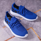 Size Women's Leisure Sports Shoes 2023 New Leopard Print Round Head Ties With Flat Soles And Comfortable Mesh Surface Women's