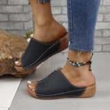 Breakj New Slope And Slippers Women Thick Bottom Lady Cool Drag Leisure Lightweight