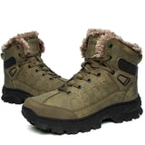 Breakj Leisure Sports Men's Outdoor Cotton Shoes Fashion Snow Boots Outdoor Hiking Shoes Cotton Shoes Men's