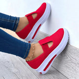 Women's Vulcanized Shoes Spring and Summer New Single Shoes Women's Sports Style Thick Bottom Single Shoes