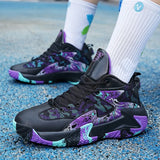 Breakj Wear-Resistant Basketball Shoes Net Airable Teen Adult Large-Size Men's And Women's Actual Combat Training