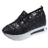 And Autumn Pro-Style Summer Net Sheet Shoes With Thick Heels, Set Feet And Low Upper Casual Shoes Are Fashionable To Wear Overfoot Casual