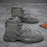 Boots Men Comfort Desert Boot Retro Casual High Top Shoes for Men Fall Winter Non-slip Hiking Booties Botas Hombre