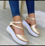 Women's Sandals Tassel Casual Style Women's Shoes Women's Flat Shoes Summer Vulcanized Shoes Solid Color Thick