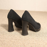 Breakj New Retro British Wind Bow Oceanic Pure Want Small Man Showing High Legs Long High