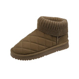 Mouth Snow Boots Women 2023 Winter New Casual Platform High-Top Cotton Shoes Women Add Thick And Velvet Cotton Boots