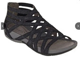 Summer Women Sandals Round Toe Hollow wedges Sandals Casual Closed Toe Flat Rome Sandals plus size Leopard