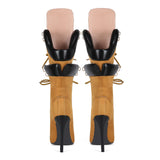 Breakj Work Style With Cowboy Tip Slender High And Large Size 44 Female Short Boots Boots