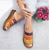 Breakj Slope With Fish Mouth Cool Slippers Women Thick Bottom Size 40 43 Yards Of Color Roman Cold