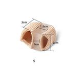 Silicone Toe Spreader Separator Fabric Bunion Hallux Valgus Corrector Thumb Finger Correction Straightener Foot Care