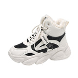 Breakj Boots Women 2024 New Winter Women's Shoes Short Tube Warm Cotton Shoes With Velvet And Thick Women's Boots Martin Boots