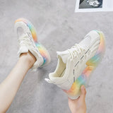 Women's Shoes 2023 Spring Luxury Designer Chunky Sneakers Running Platform Sports Shoes Woman Tennis Female Thick