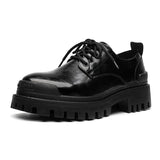 Breakj Shoes Men British Platform Casual Derby Shoes 2023 New Formal Wear Business Premium Sense