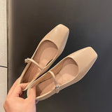 Size 34-40 Flats Shoes For Women 2023 Summer Fashion Low Heels Shoes Real Leather Luxury Designer Pump Casual