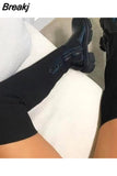 Women's Boots Winter New Over-the-knee Boots Thick-soled Stitching Socks Boots Women's Fashion Casual Boots Plus