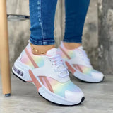 Breakj Fashion Low-Shoe Old Dad Round Head With Mesh Casual Style Sneakers Women's