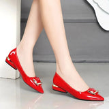 Fashion Sweet Golden Square Heel Pumps for Night Club Women Black High Quality Office Spring Shoes Sapatos Azuis