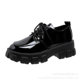 Jk Student Single Shoes Women Spring 2023 New Ins Fashion British Wind Retro Thick Bottom Lotte Small Leather Shoes