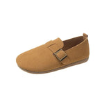 2024 New Retro Bean Shoes Women's Flat Casual Pedal Soft Sole Fashion Single