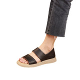 Breakj Roman Shoes Sandals Rubber Flat-Soled Cool Slippers Women's Singles Women's Casual Women's