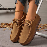 Breakj Spring And Autumn Leisure Flat-Bottomed Lefu Shoes Shallow Mouth Pedal Round Head Lady Comfortable Single