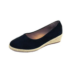 Breakj Hed Single Shoes Women 23 Spring And Autumn New Light Tip Thick-Shoe High-Heeled Shoes Lined Old Cloth Shoes Work
