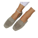 Breakj Summer New Large-Size Round Head Flat-Soled Single Shoes Women Shallow Sports Style Casual Shoes