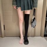 Sexy Slim Over The Knee Stretch Socks Boots Women Autumn Thick High Heels Long Boots Woman Anti-Slip Platform