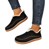 Breakj The Winter Of 2025, The New Women's Warm Cotton Shoes Are Warm And Cotton Shoes Are Pure Color And Velvet And Thicken To Keep