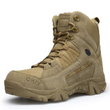 Breakj And Winter High-Top Climbing Boots Outdoor Tactical Boots Desert Boots Snow Boots Camping Large Training Shoes