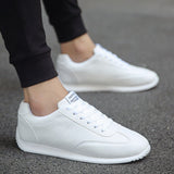 Leather Sneakers Boys Sport Vulcanized Shoes Men Comforthable Spring Sneakers Mens Casual