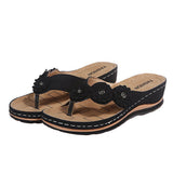 Breakj Lady Southeast Asian Font And Casual Beach Slippers Casual Fashion Thick-Soled