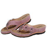 Breakj Lady Southeast Asian Font And Casual Beach Slippers Casual Fashion Thick-Soled