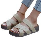 Breakj Casual Cool Drag Woman 2025 New Flat Bottom Thick-Bottom