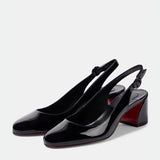 Breakj Red-Soled Shoes Coarse Women's High Heels Show T-Sex A Sexy Elegant Round Head Behind The Empty Mary Jane High