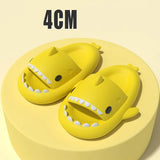 Platform Slippers Women Shoes Summer Slides Cute Shark Couples Beach Shoes Home Indoor 4CM Thick Soles Flip Flops