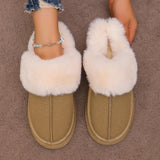 Snow Boots Wear The New Korean Winter 2024 Thick-Soled Velvet And Warm Indoor Cotton
