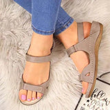 2022 Women Summer Open Toe Comfy Sandals Super Soft Sole Premium Orthopedic Low Heels Women