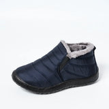 Winter boots women waterproof snow shoes Warm Fur Ankle Boots Female Slip On Flat Casual Shoes Couple shoes plus