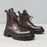 Breakj Men's British Boots Black Chelsea