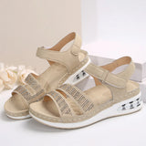 Breakj New Thick Bottom Slope With Large Size With A Glide Water Drill Thick Bottom Cushion Sandals