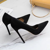 Breakj Standing Not Tired Black High-Heeled Women's Fine Heel Sexy Night Scene 2025 New Temperament Professional Work Shoes Single Shoes