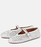 Breakj Drill Large-Size Water Drill Rivet Single Shoes Full Of Diamond Belt Buckle Round Head Flat Floor Comfortable Fashion Women's Singles