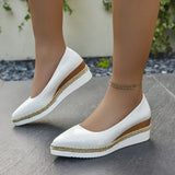 Breakj Size 2025 Spring And Autumn 2025 New Hemp Rope Pine Cake Bottom Shallow Breathable Head Lady Single Shoe