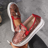 Size Water Drill Shallow Mouth Love Shoes Women's 2024 Summer New Korean Version Of A Thick-Soled Lazy