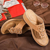 Women Slippers Summer Women Flip Flops Low Heels Sandals Shoes Female Summer Slippers Flower Women Slides Wedges Shoes