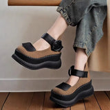 Breakj Sales Of Casual Retro National High-Heeled Roman Shoes Summer New Women's Thick Bottom Heel And Loose Cake