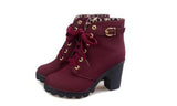 Breakj And Winter 2023 New High And Female Boots Cross-Tied With Short Boots And Martin