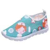 Breakj New Breathable Nurse Shoes Doctor Shoes Net Running Shoes Casual Breathable Sports Women's Shoes Flat