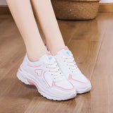 Breakj Shoes Women's Spring And Autumn New 2025 Korean Version Of The Flat Bottom Lace Casual Shoes Old Dad Shoes Running